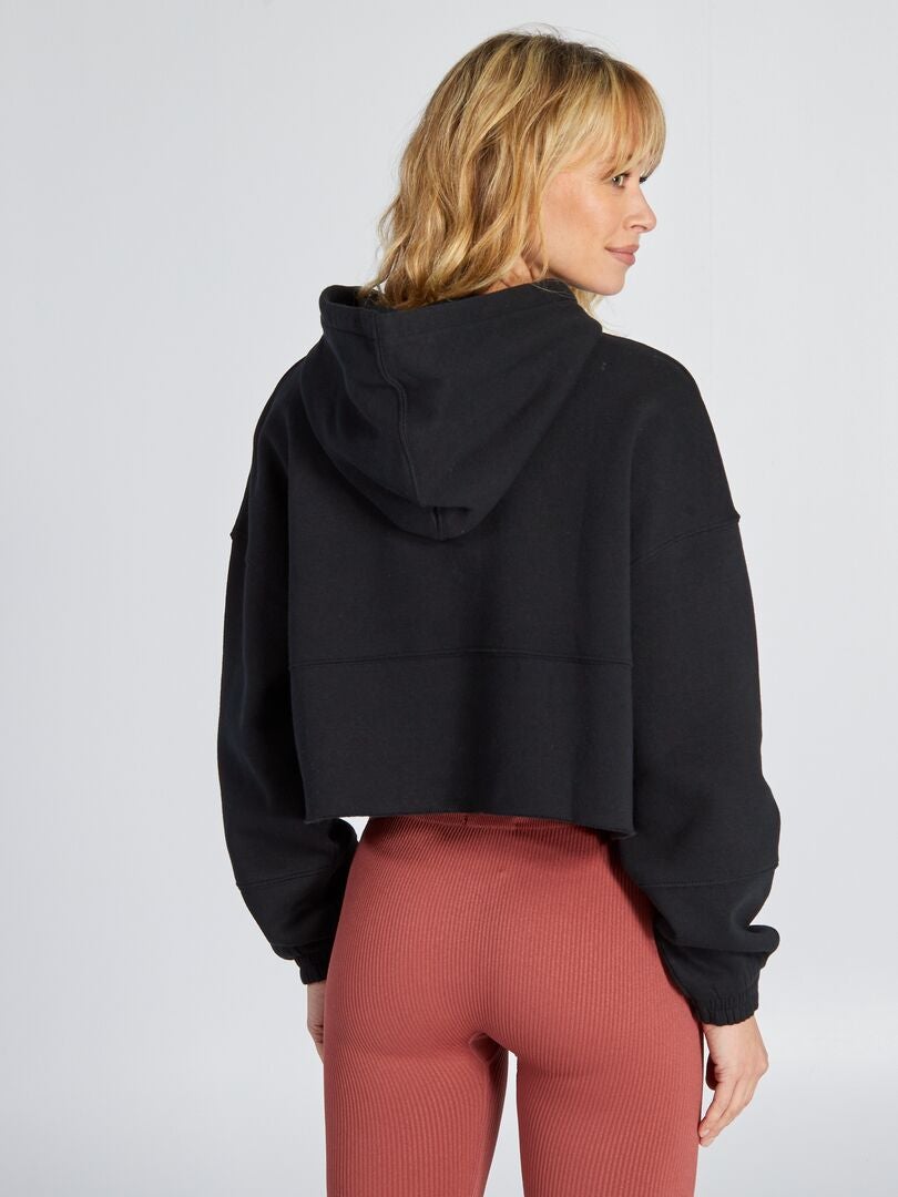 Blusa cropped preta