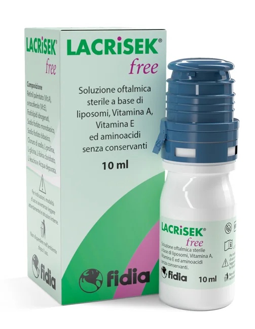 LACRISEK Solución oftálmica sin conservantes Lacrisek Free 10 ml lubricante