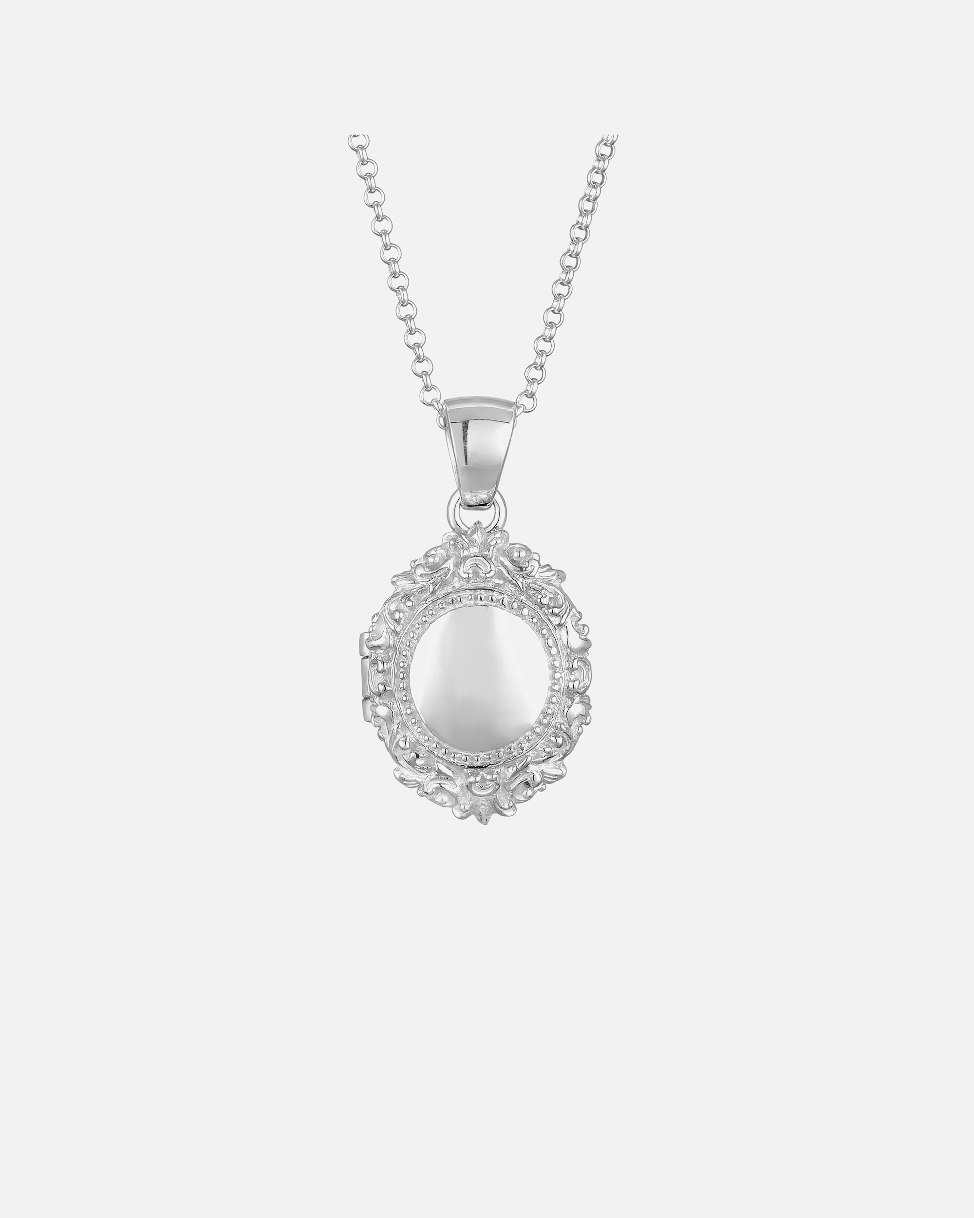 Elli PREMIUM Amulette Médaillon Collier Femme (925/1000) Argent