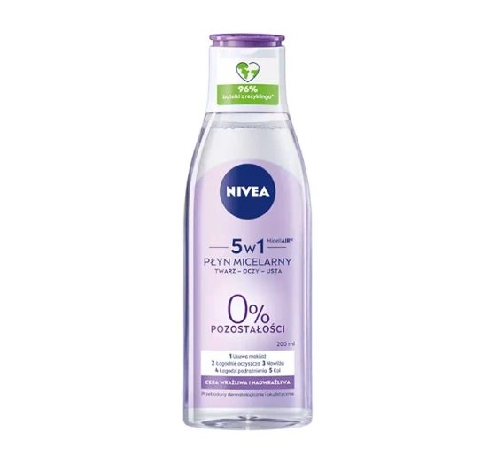 NIVEA płyn micelarny do cery wrażliwej 200 ml