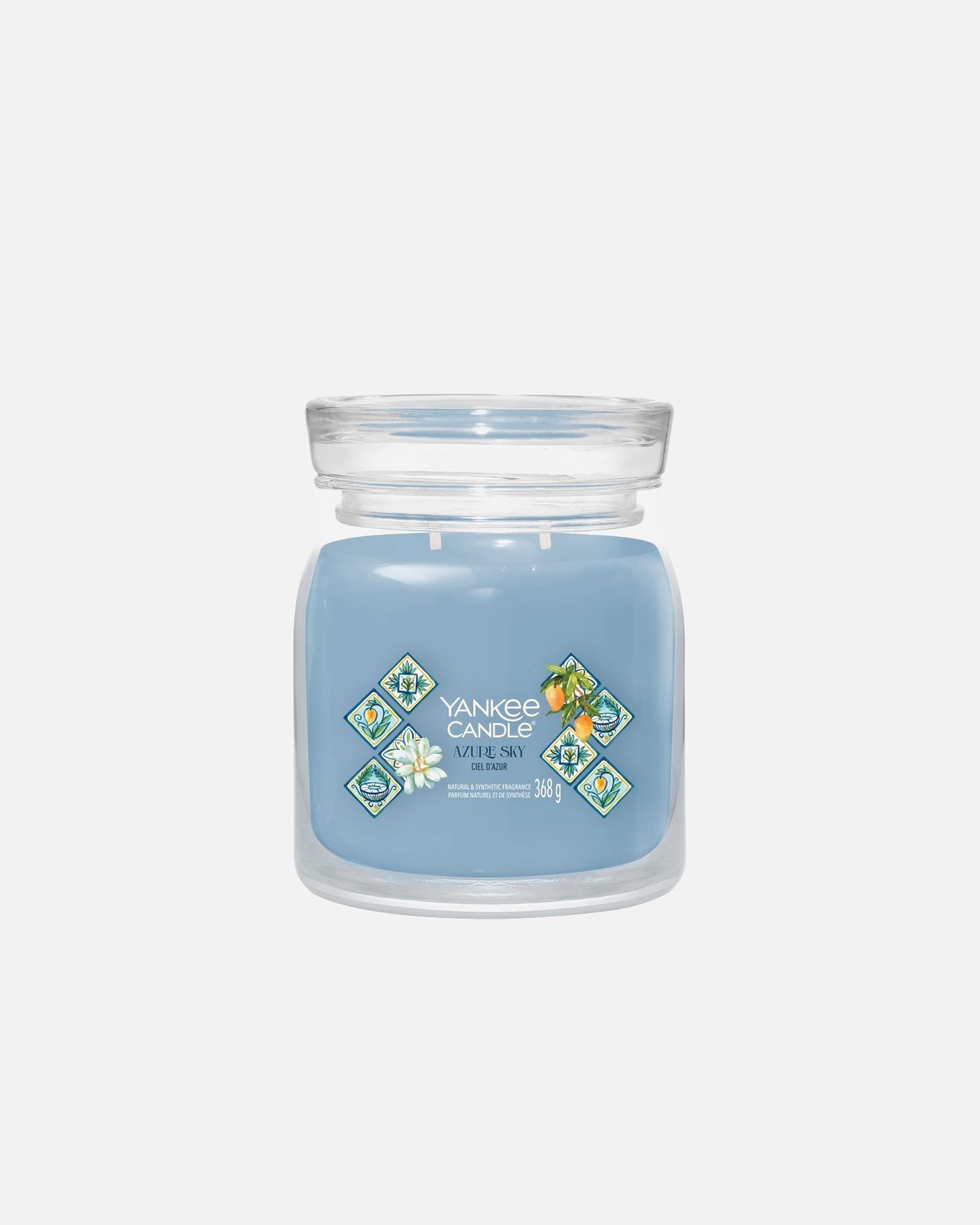 YANKEE CANDLE SIGNATURE JARRE CIEL D'AZUR