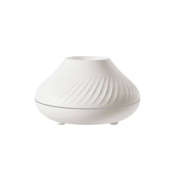 Aromatherapie diffuser voor etherische oliën, 7 vlamkleuren, geschikt voor thuis en slaapkamer (wit).