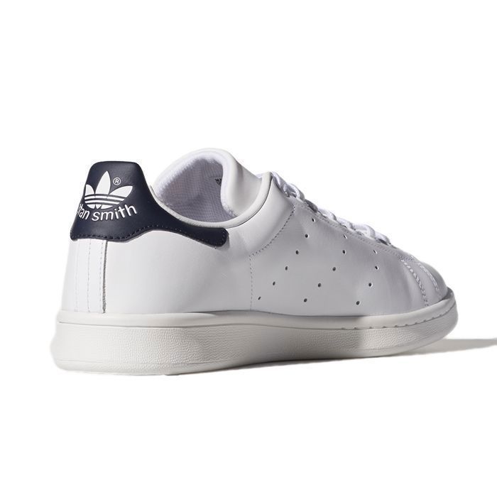 Sneakers - ADIDAS ORIGINALS - Stan Smith - Cuir - Lacets - Blanc/Bleu