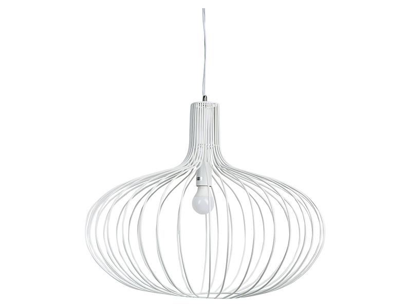 Lampa wisząca Coco Large metalowa biała