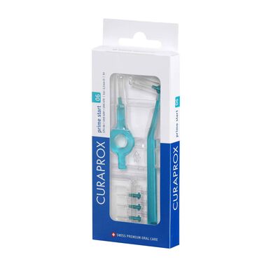 „Curaprox Prime Start“ turkio spalvos teptukai pakuotėje, 1 vnt., 1 vnt.