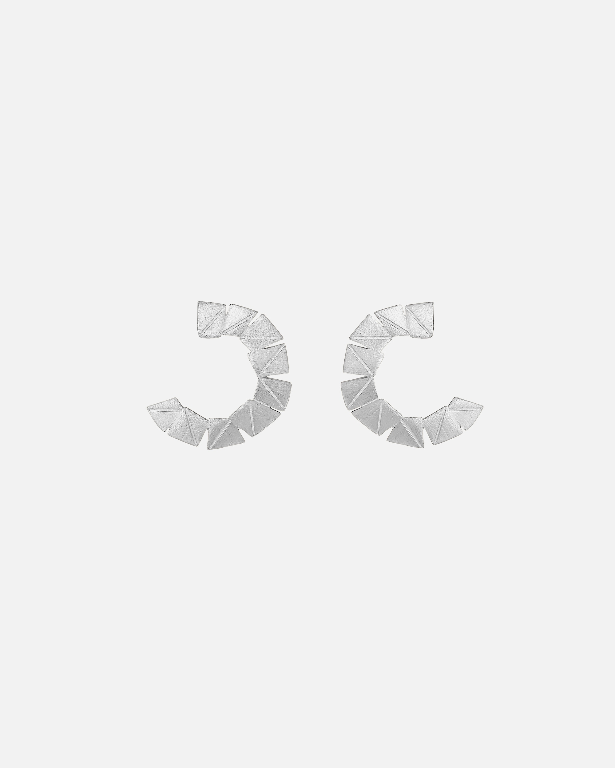 Heideman Boucles d'oreilles Partis couleur argent mat