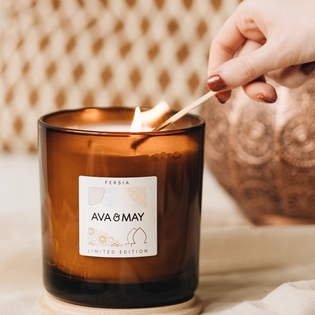 AVA & MAY Maxi bougie parfumée Norvège