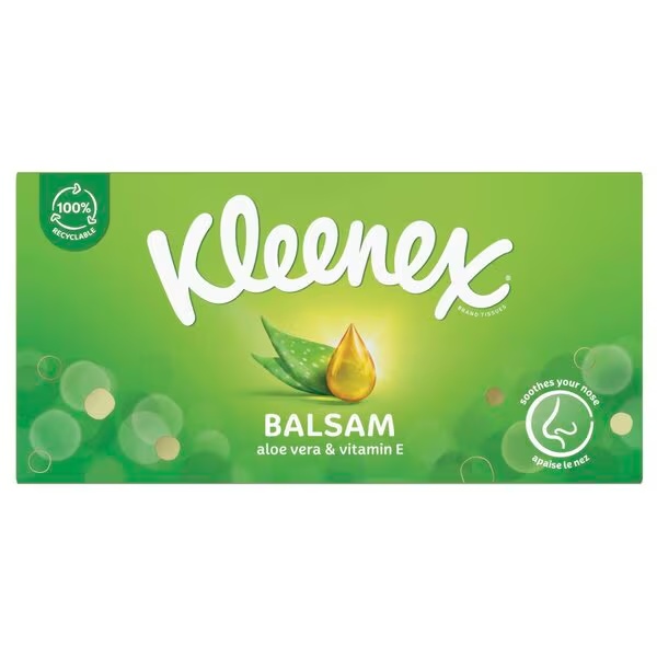 Kleenex balzama salvetes<br>64 gabali