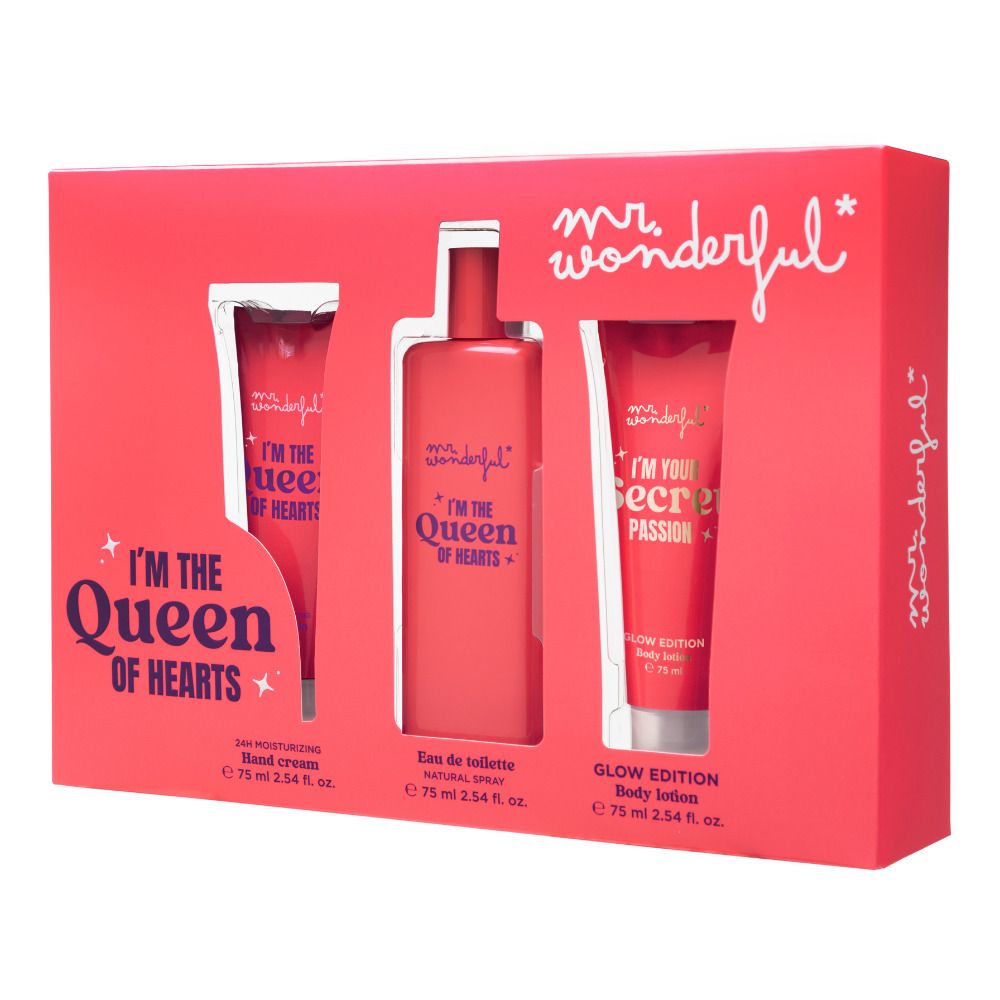 Poklon set toaletne vode I'm The Queen Hearts Parfemski setovi za žene