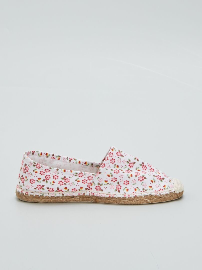 Lenço com estampa floral - ROSA