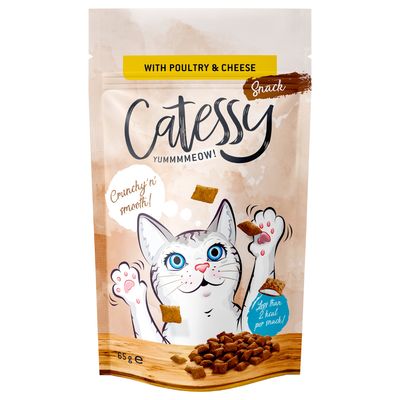 Catessy Sprøde Snacks Sparpakke 3 x 65 g