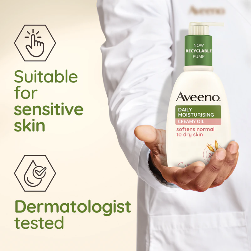 Aveeno Daily Moisturising Softens Dry Skin milde bodylotion