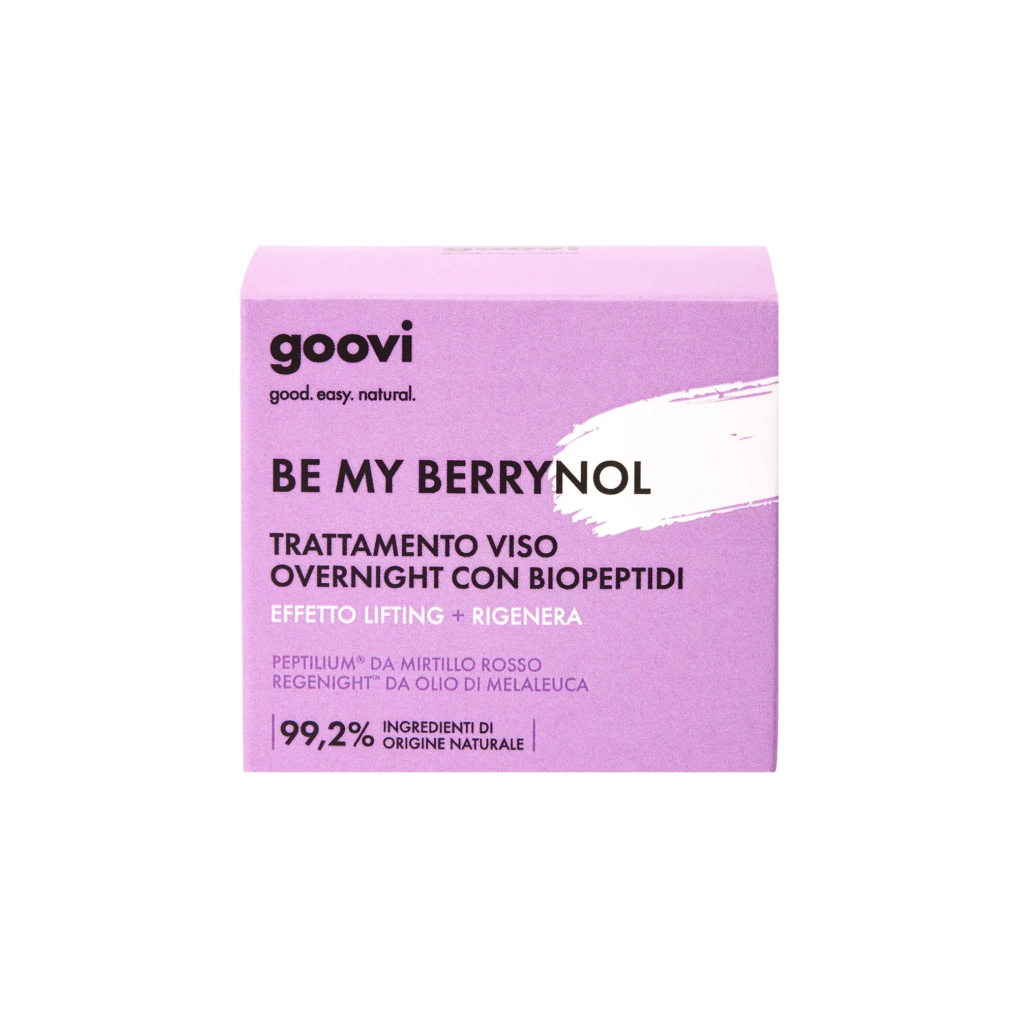 Viso Trattamento Viso Overnight con Biopeptidi BE MY BERRYNOL - Tratt.notte lifting viso , Trattamento Rigenerante