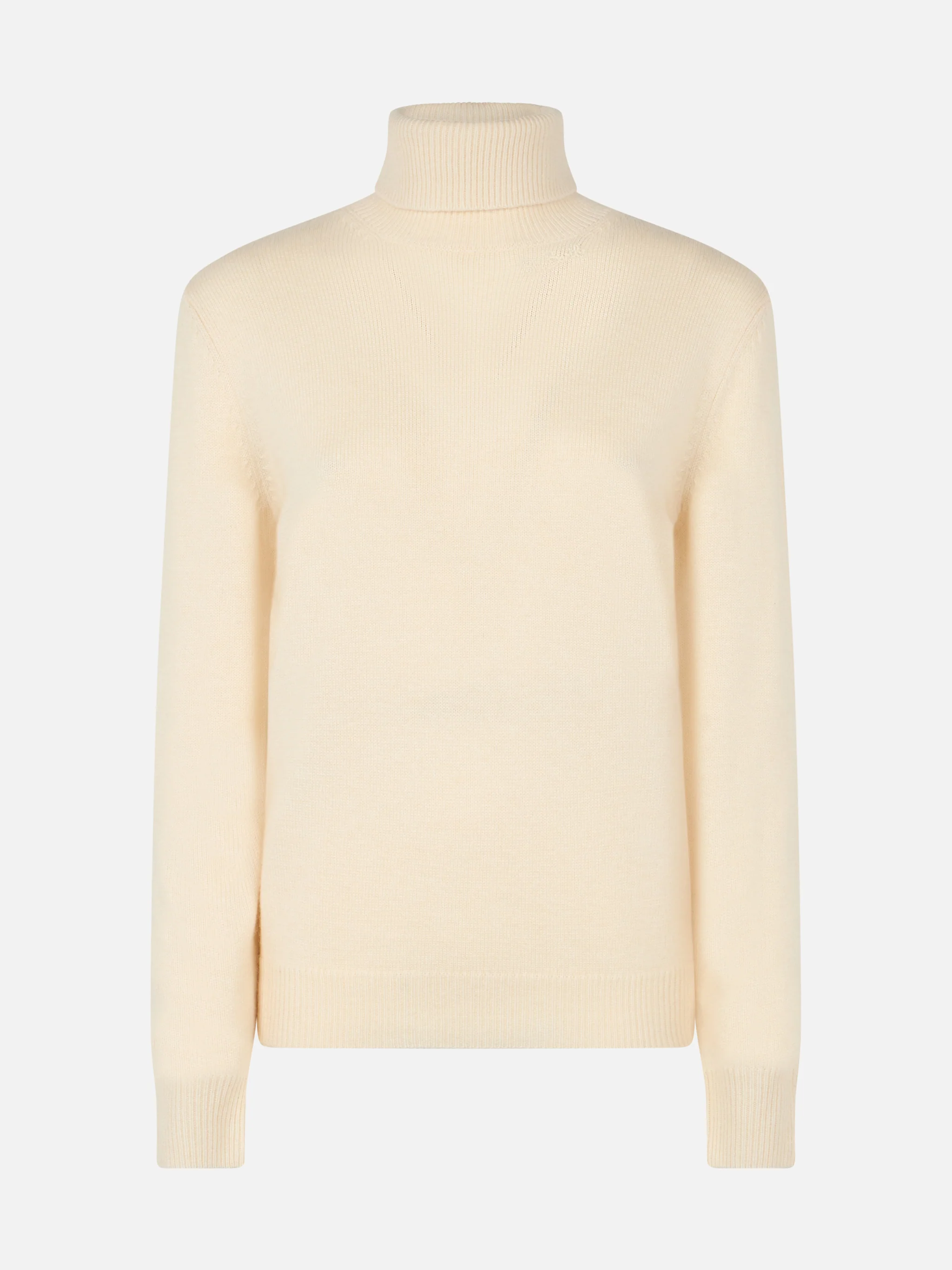 Moody Slim Rib White Sweater voor dames
