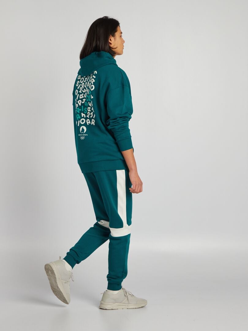 Parijs 2024 Fleece Hoodie - GROEN