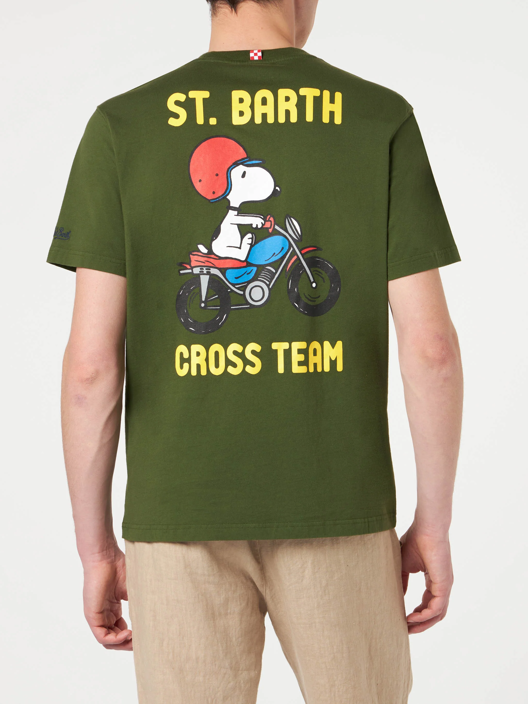 T-shirt da uomo in cotone con stampa Snoopy | Edizione speciale Peanut