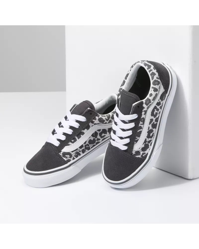 Kids Snow Leopard Old Skool Shoe