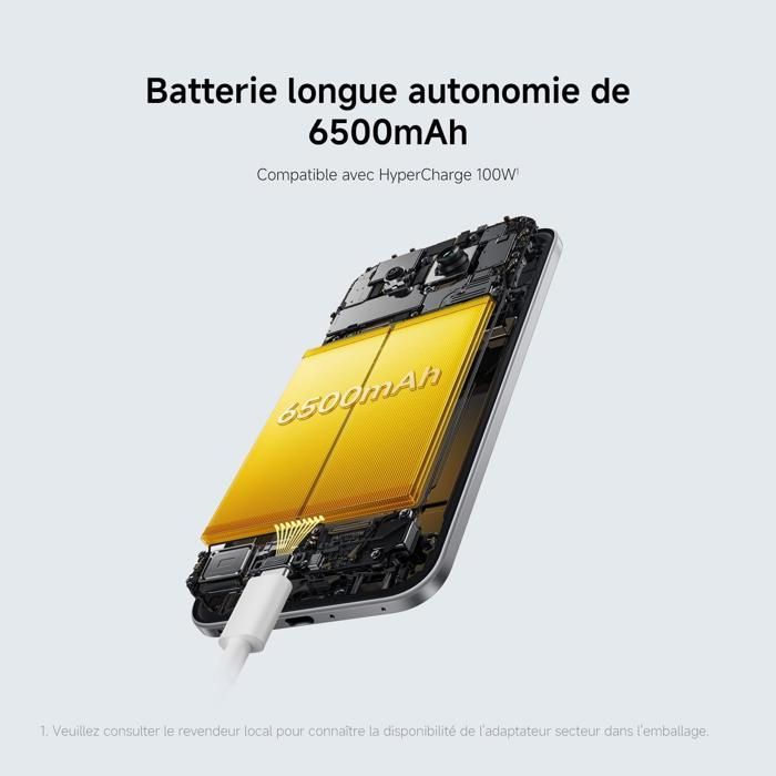Smartphone Xiaomi POCO M8 Pro 5G 12+512 Go Plata, Garantía de 2 años, Cargador no incluido