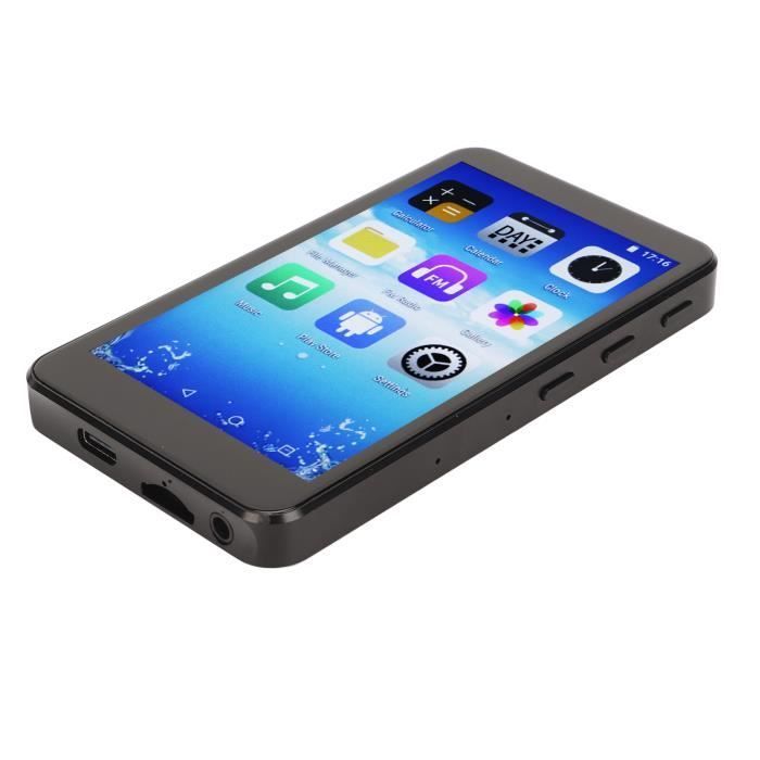 SURENHAP Lecteur Mp4 WiFi WiFi Mp4 Ai Intelligent HD Réduction du bruit Commande video accessoires Anglais, Quad Core 128 Go