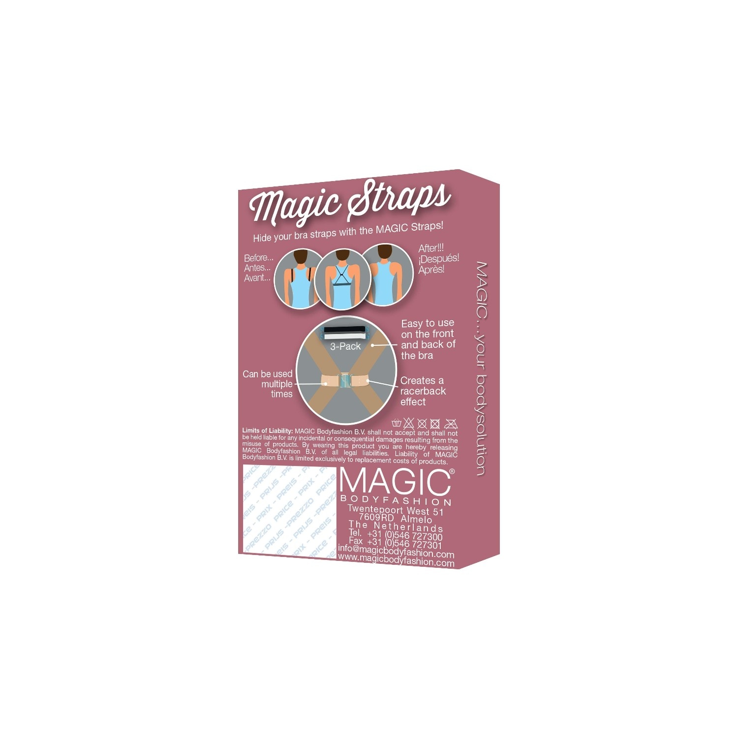 MAGIC Body Fashion Modeaccessoire Magic Straps - 1 Stück