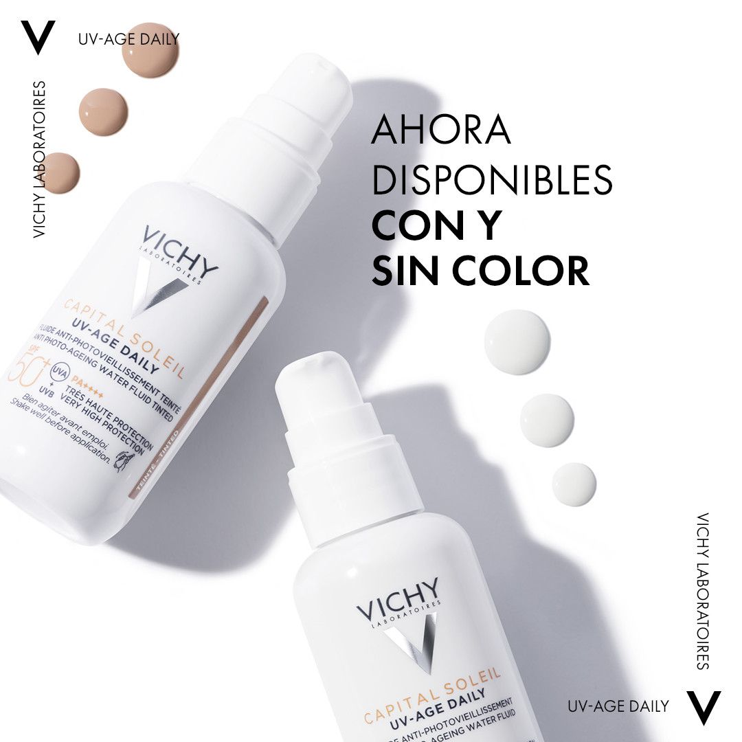 Capital Soleil UV Age Daily SPF 50 tonirana krema za sončenje Zaščita pred soncem iz lekarne