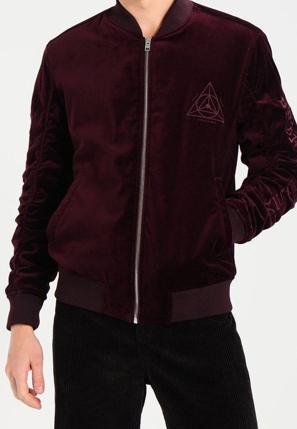 Jack & Jones bomberjack - donkerrood