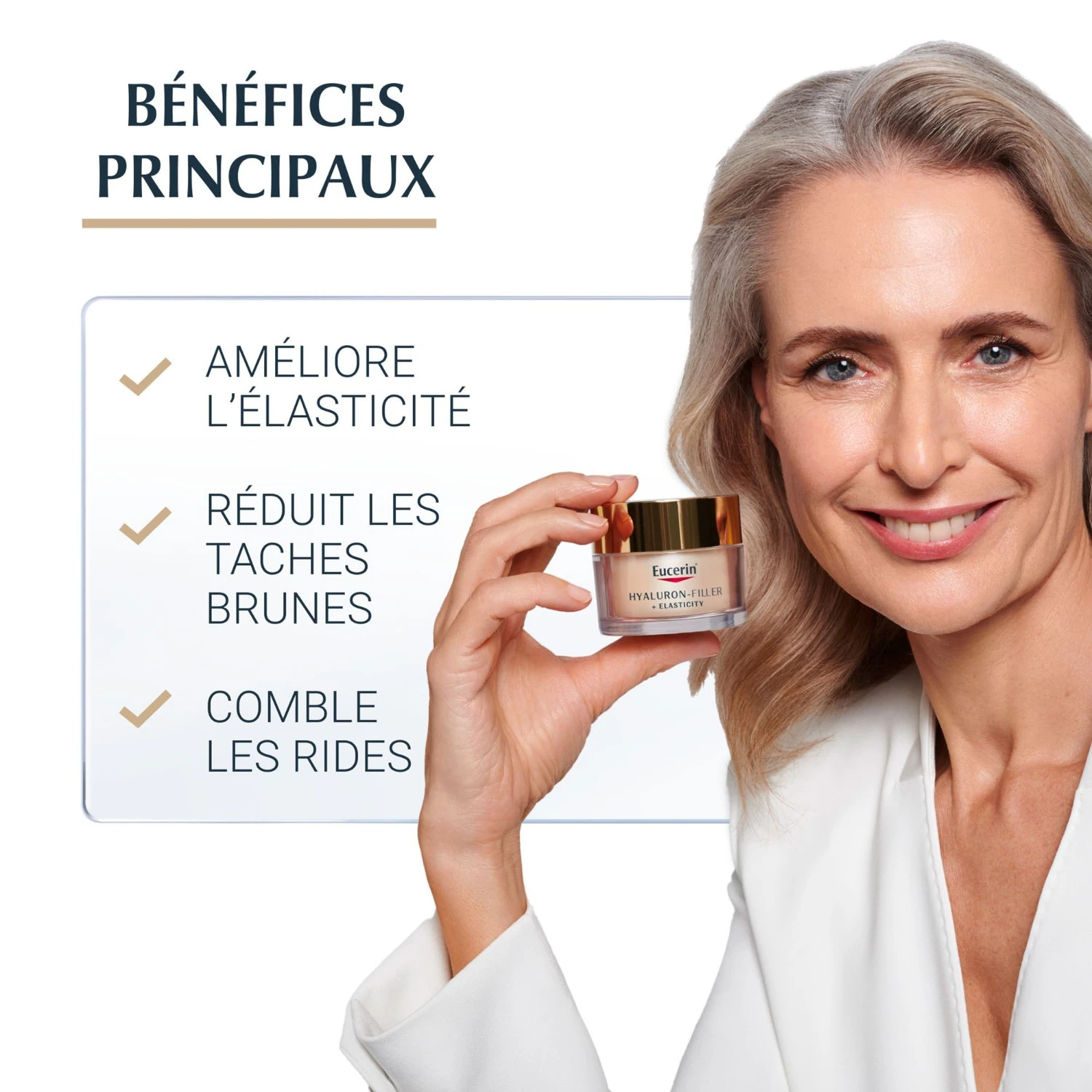Eucerin EUCERIN HYALURON-FILLER + ELASTICITY Soin de Jour SPF 30 50 ml