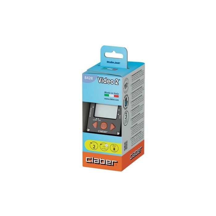 Automatische irrigatietimer - Claber - Video-2 - Digitaal - Wit - Tuin