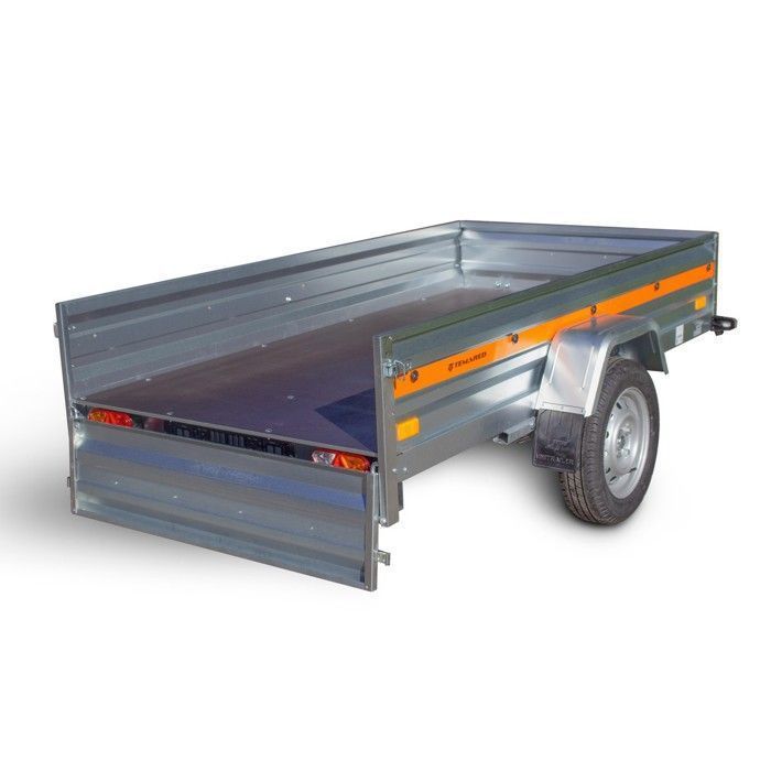 Trailer - TEMA - ECO2312 - Single axle 236x125 cm - GVWR 499 kg - Optional tarpaulin