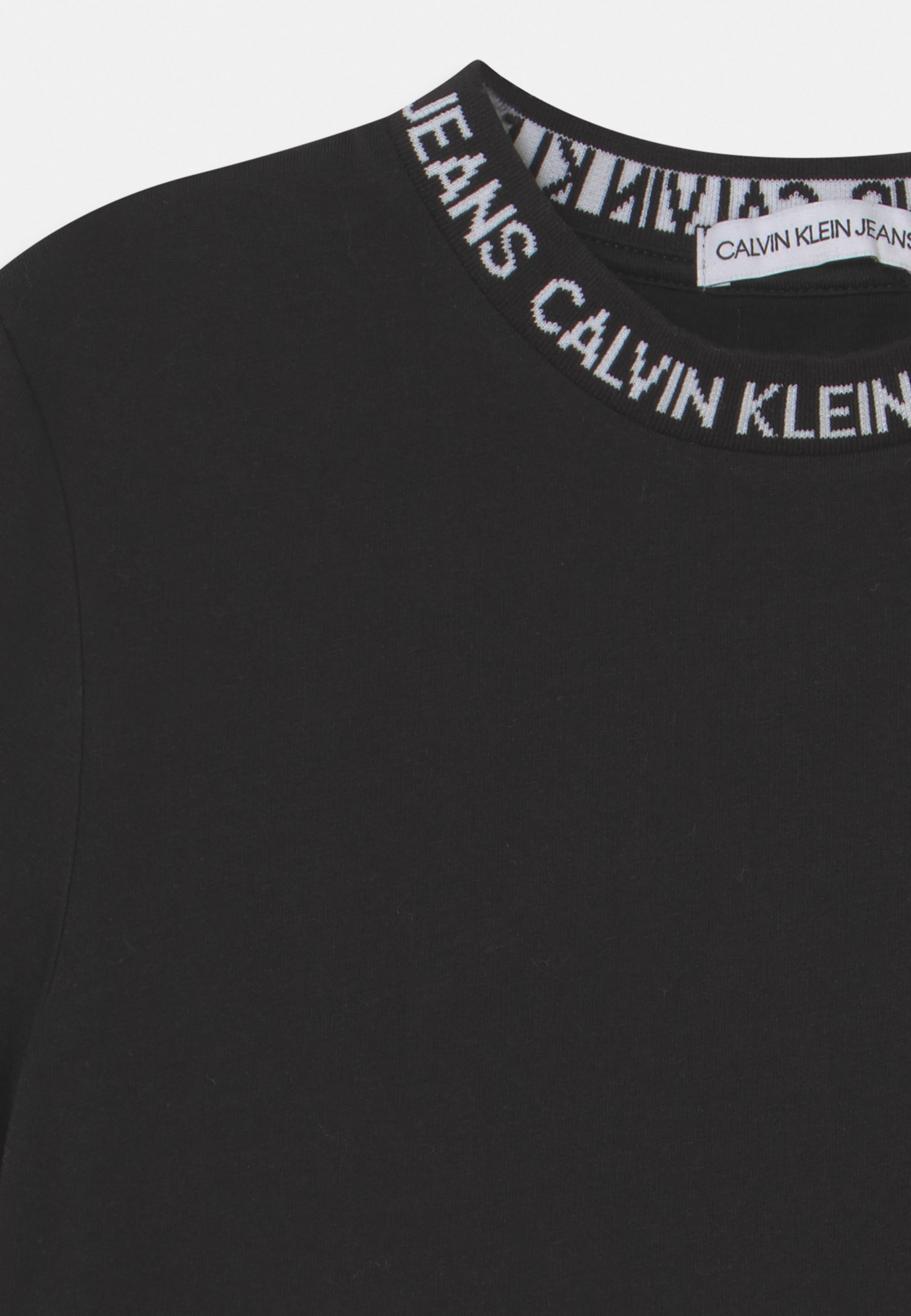 EXCLUSIVE INTARSIA LOGO UNISEX - Triko s potiskem - black