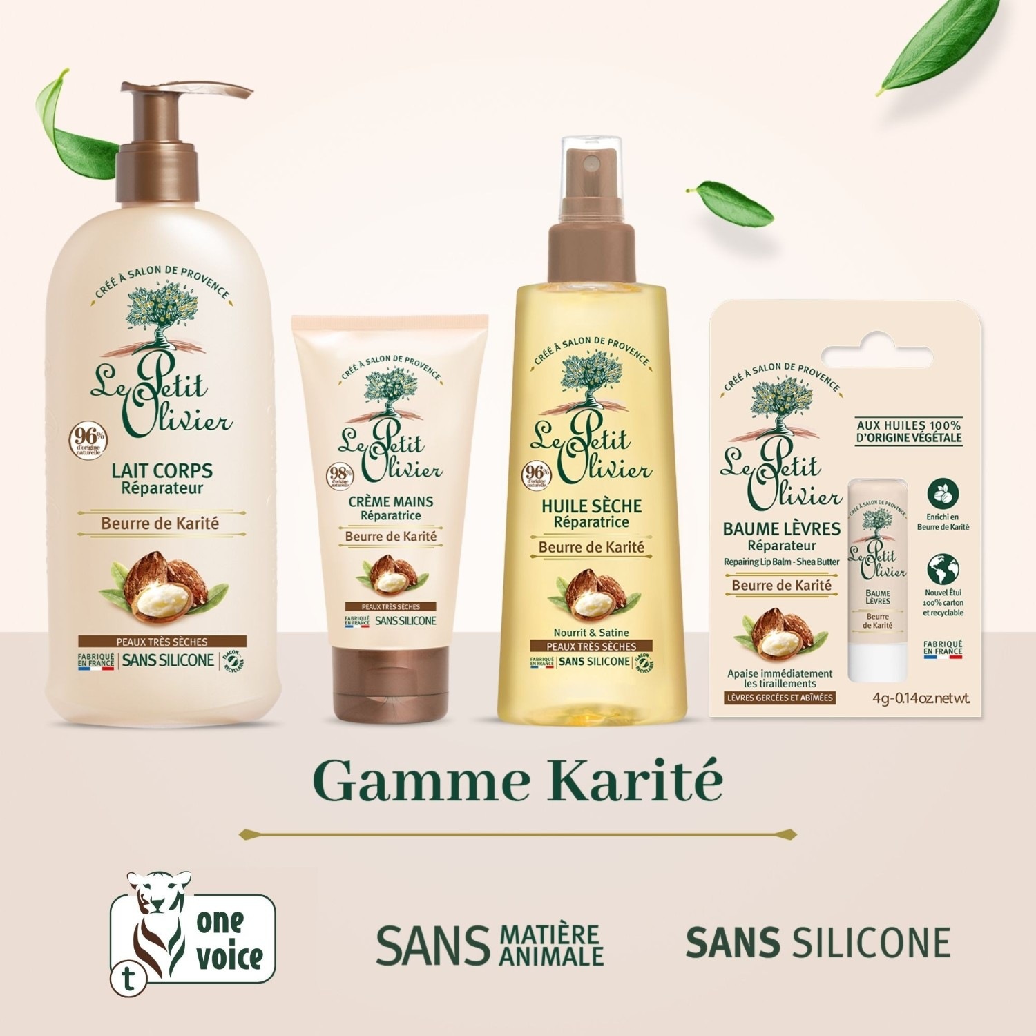 Le Petit Olivier Crème Mains Réparatrice Beurre de Karité