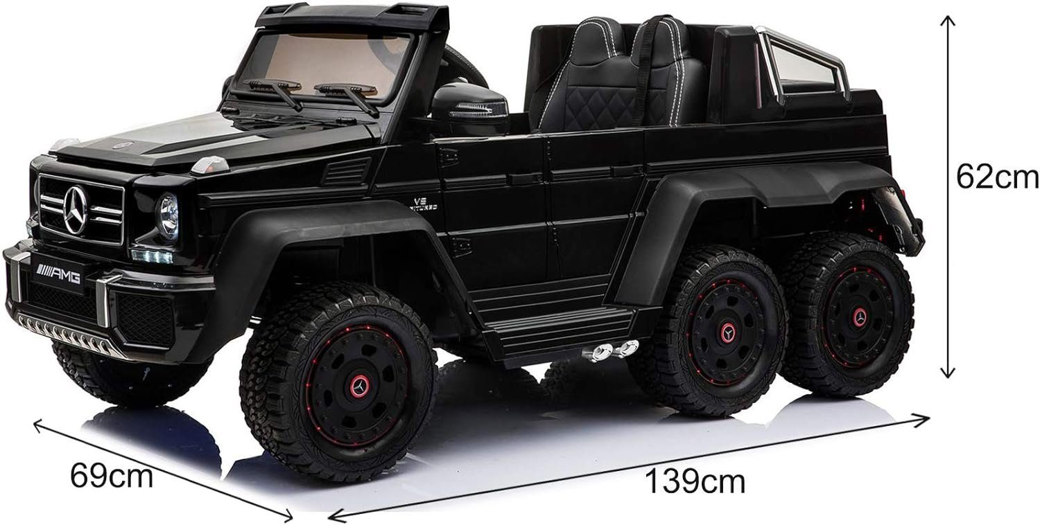 Beneo elektrische kinderauto Mercedes-Benz G63 6X6