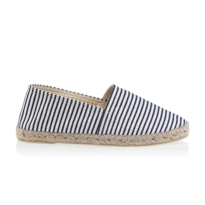 Blå espadriller med tausåler til dame
