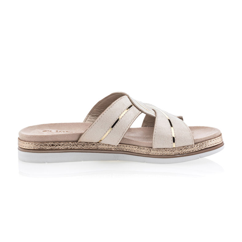 Beige Women's Mules/Clogs