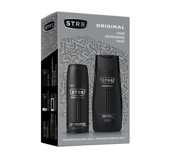 STR8 Original dezodorant spray 150 ml   żel pod prysznic 250 ml
