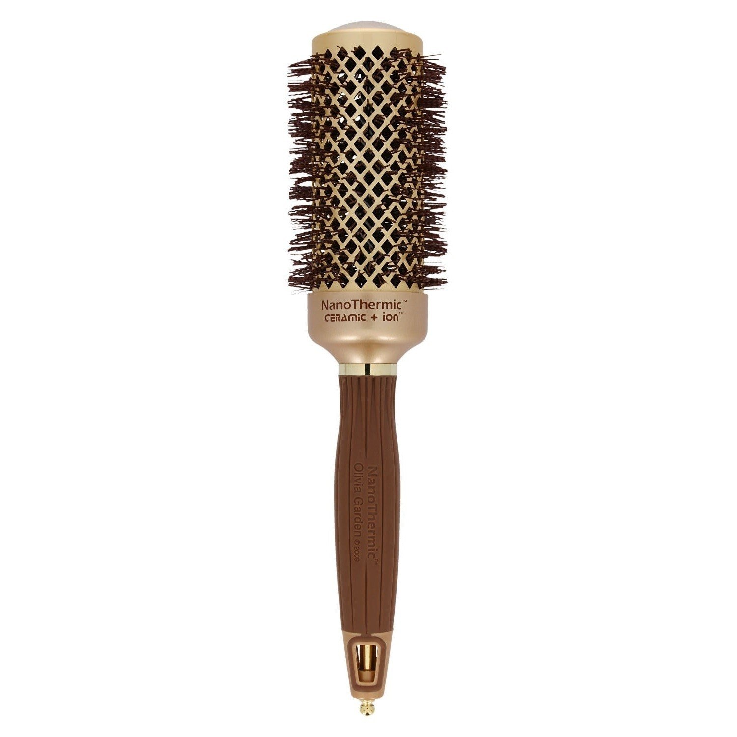 Olivia Garden Okrugla četka EXPERT BLOW-DRY SHINE Valovite čekinje 45 - 1 komad
