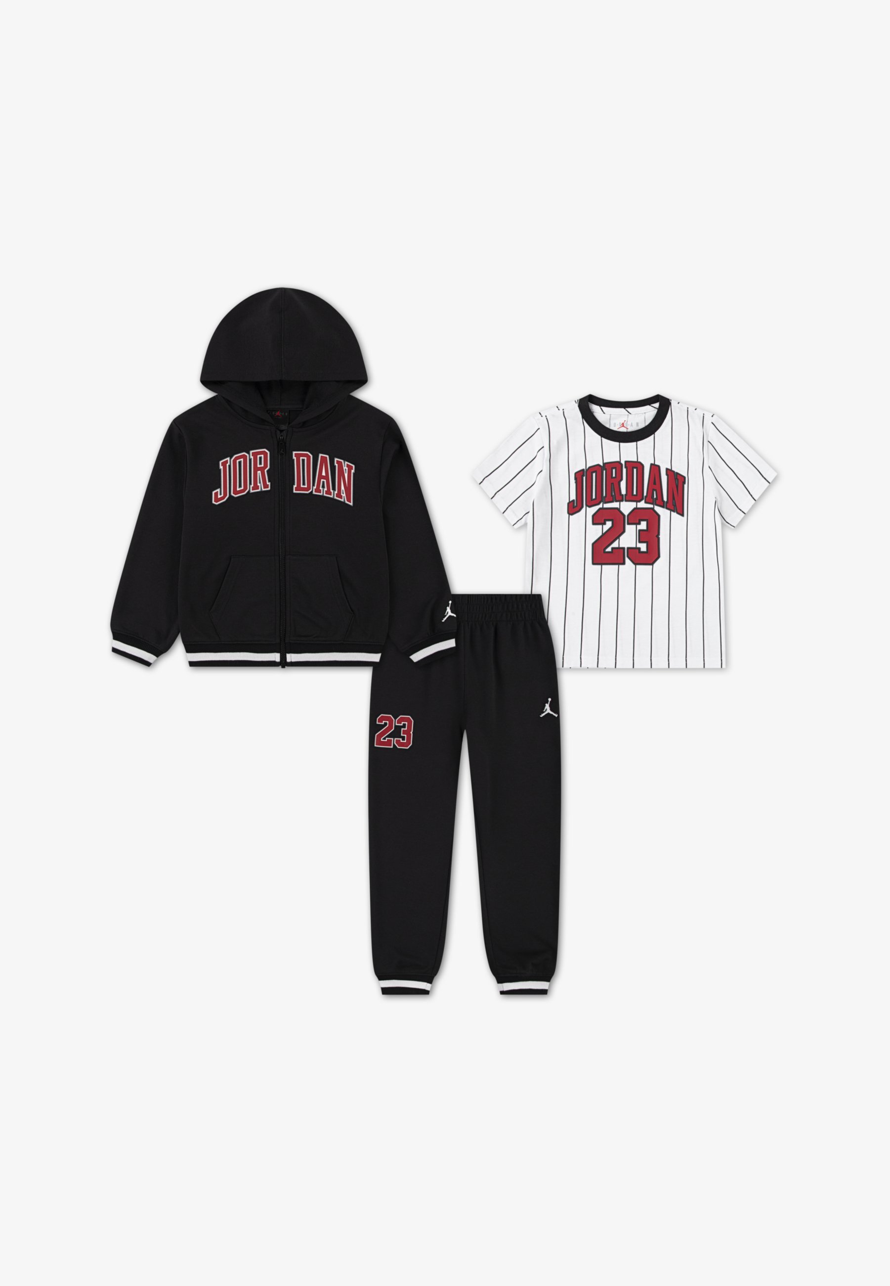 Jordan UNISEX SET - T-shirt met print - zwart