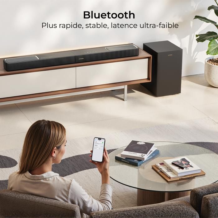 Ultimea Skywave F40 Boom Soundbar - 5.1.2ch TV Surround System with Dolby Atmos - Soundbar for Home Cinema - 460W