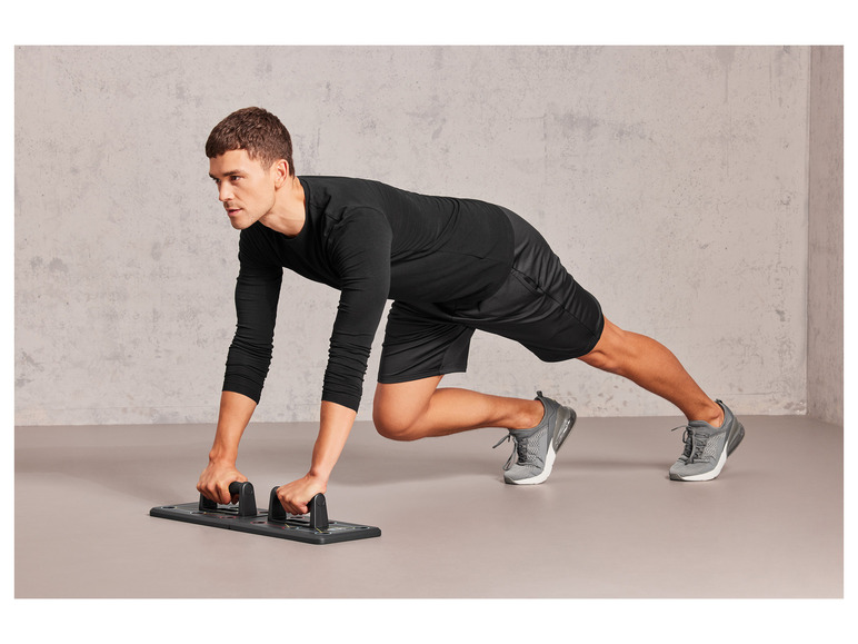 CRIVIT Kliková deska / Fitness válec s ergonomickými rukojeťmi