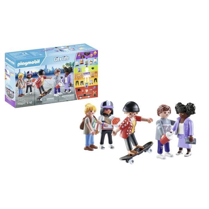 PLAYMOBIL 71401 Personaggi contemporanei, I miei personaggi, Vita in città, Età 5+