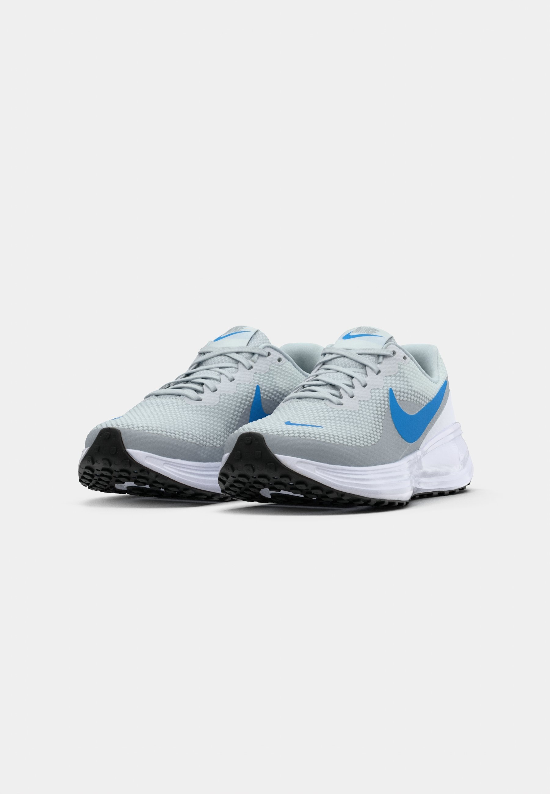 Nike Performance REVOLUTION 8 - Buty do biegania po drogach - czysta platyna/niebieski bohater/wilcza szarość/biały/czarny