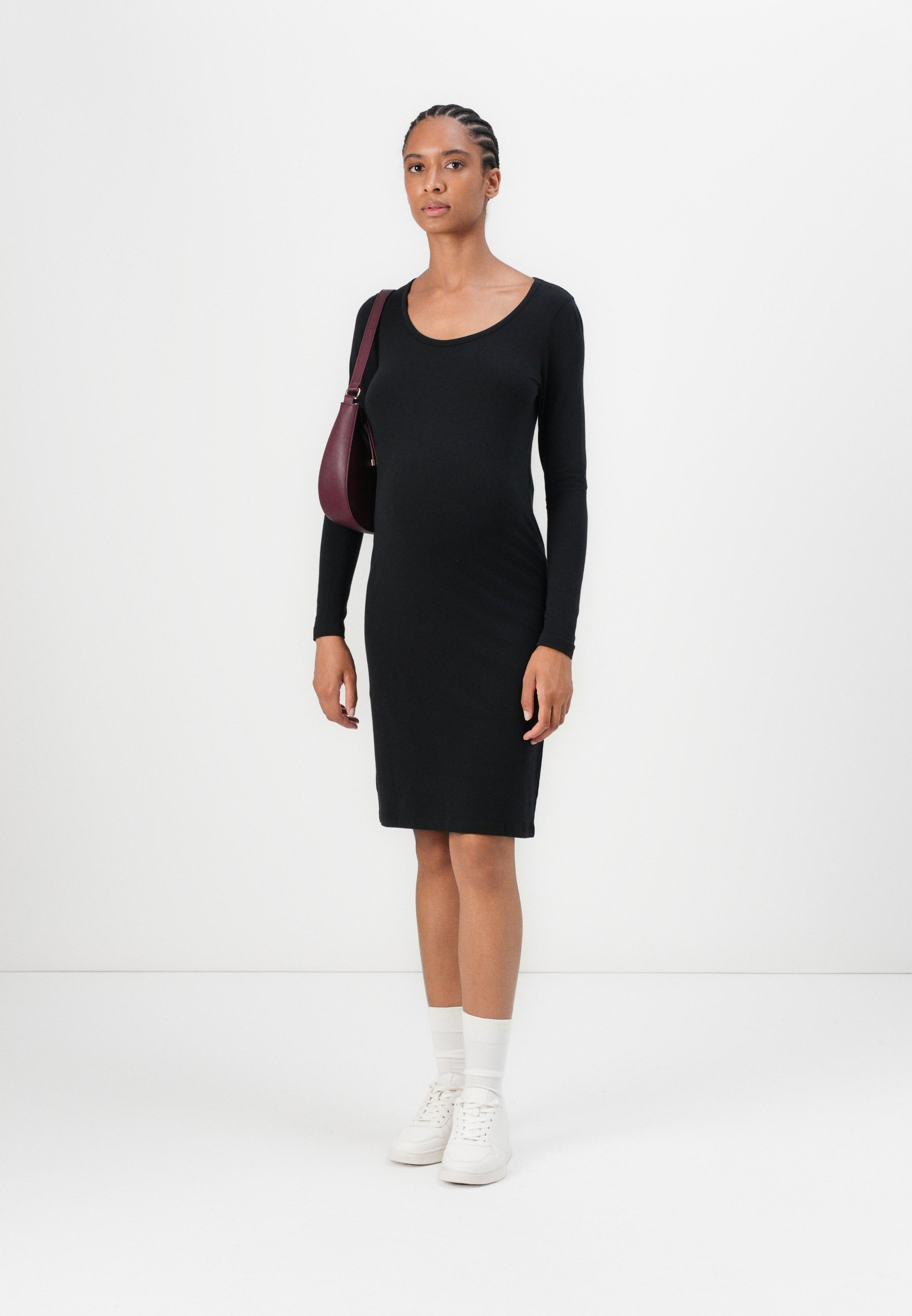 MAMALICIOUS MLKERRIE JURK - Jersey jurk - zwart