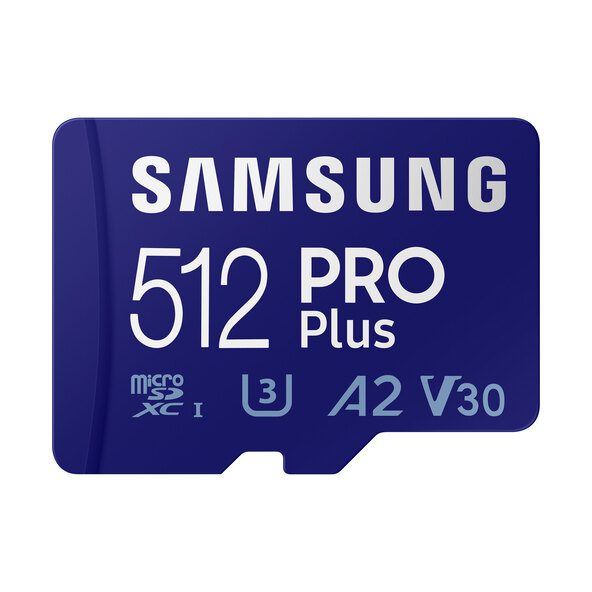 Card de memorie microSD Pro Plus de 512 GB, inclusiv cititor de carduri USB