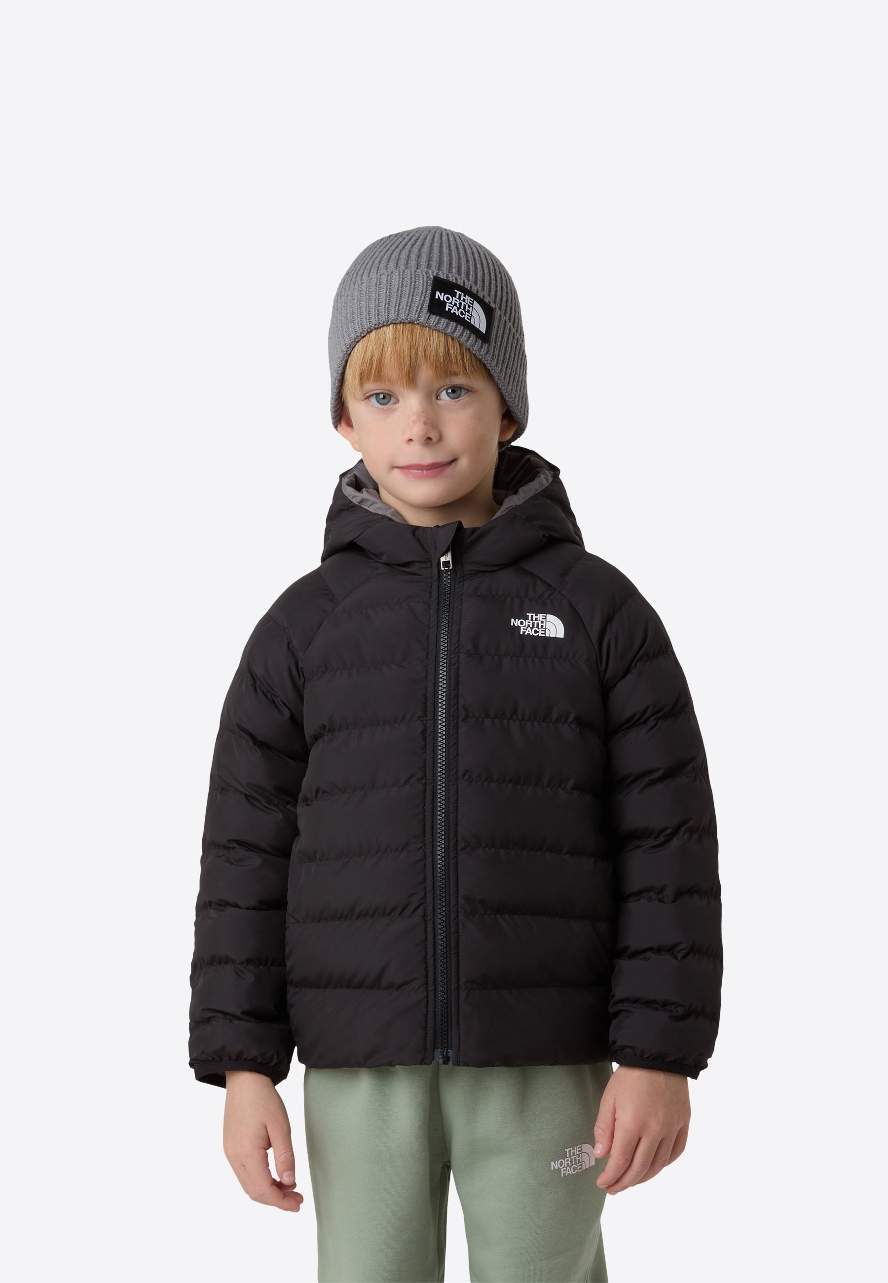 The North Face KID REVERSIBLE PERRITA HOODED JACKET - Winterjas - tnf black smoked pearl