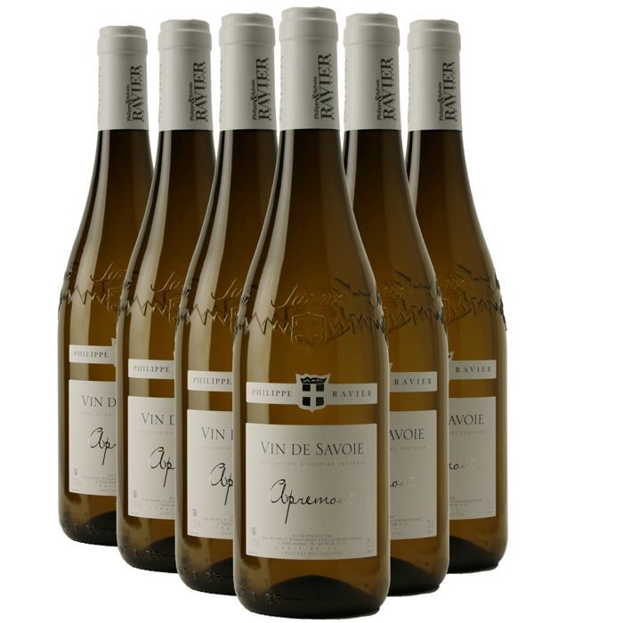 Philippe e Sylvain Ravier Vin de Savoie Apremont 2025 - Vino bianco della Savoia - Bugey (6x75cl)