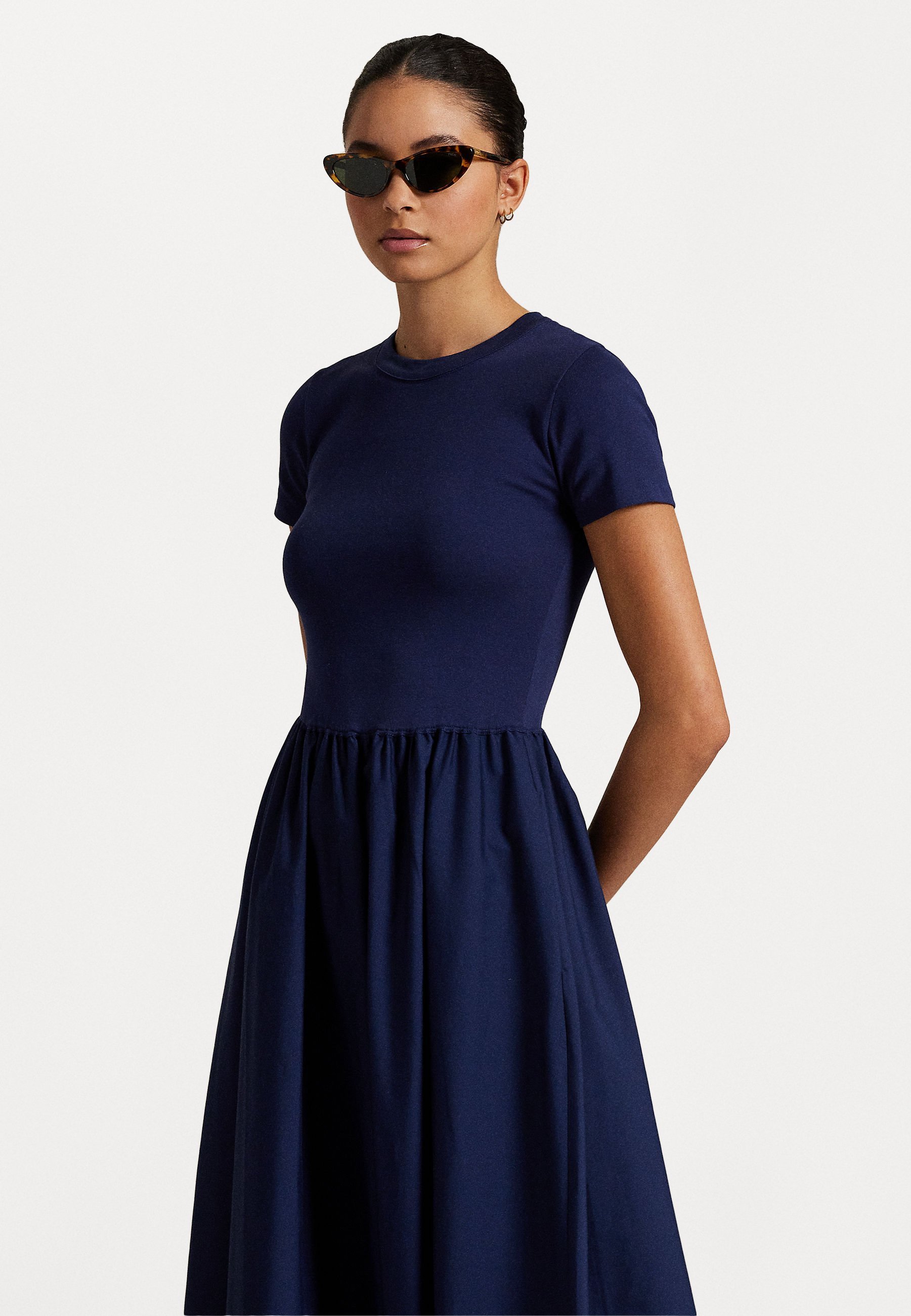 Polo Ralph Lauren Jersey jurk - Newport Navy