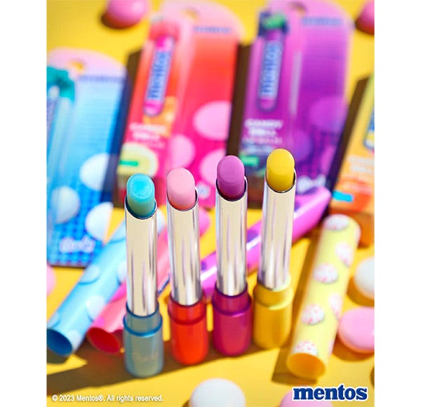 Βάλσαμο για τα χείλη Mentos Candy Roll