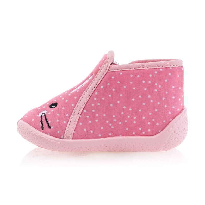 Pantuflas rosas para bebé niña