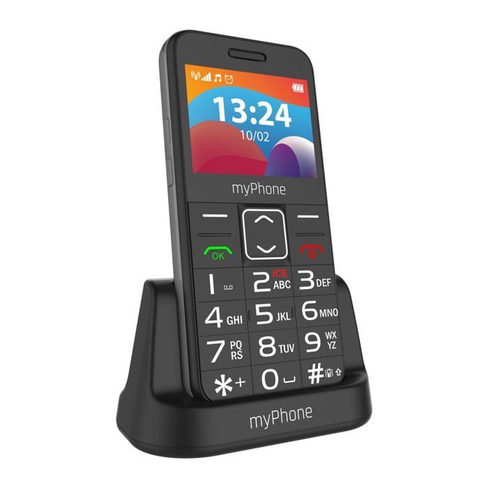 Smartphone Senior - MP MYPHONE - HALO 3 LTE - 4G LTE - Batteria da 1400 mAh - Pulsante SOS