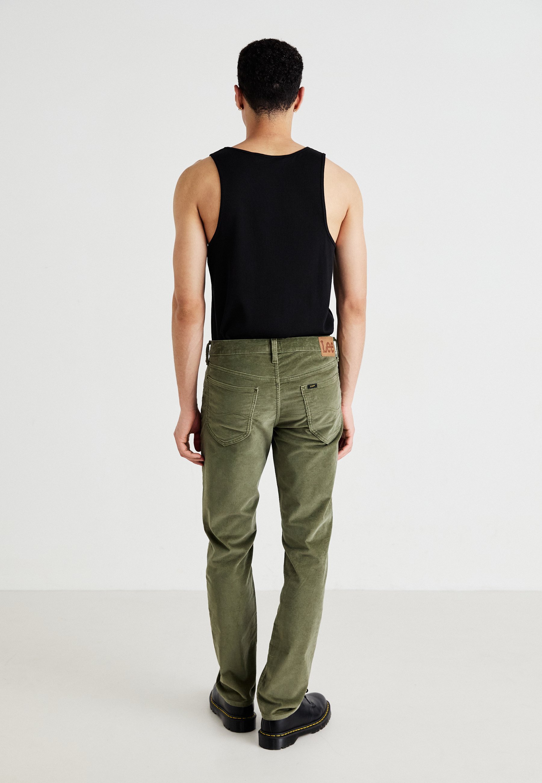 Pantaloni Lee DAREN ZIP FLY - verde mercantile